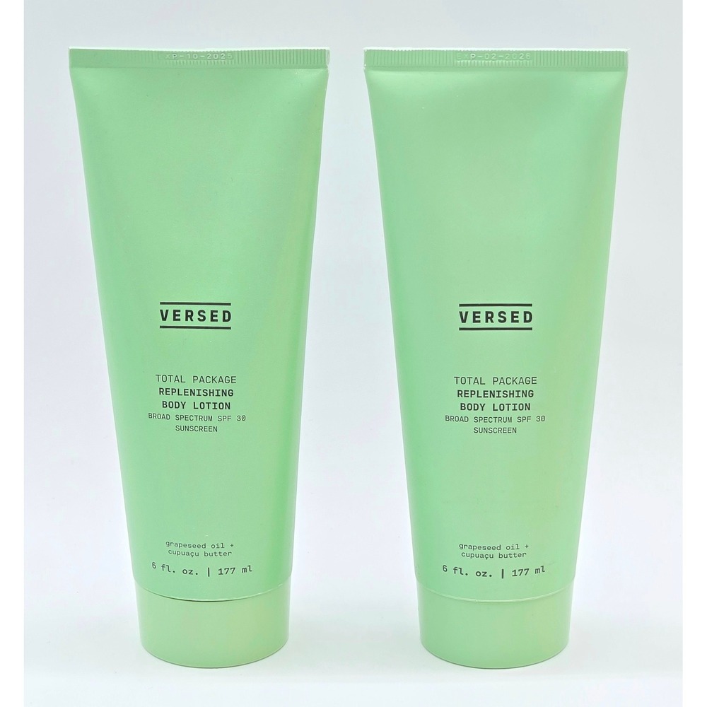 Versed Total Package Replenishing Body Lotion SPF 30 6oz 2-Pack